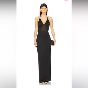 Michael Costello x REVOLVE Adelajda Gown in Black